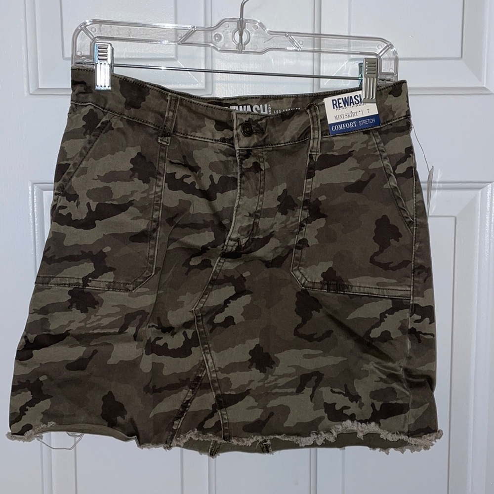 Camo Mini Skirt